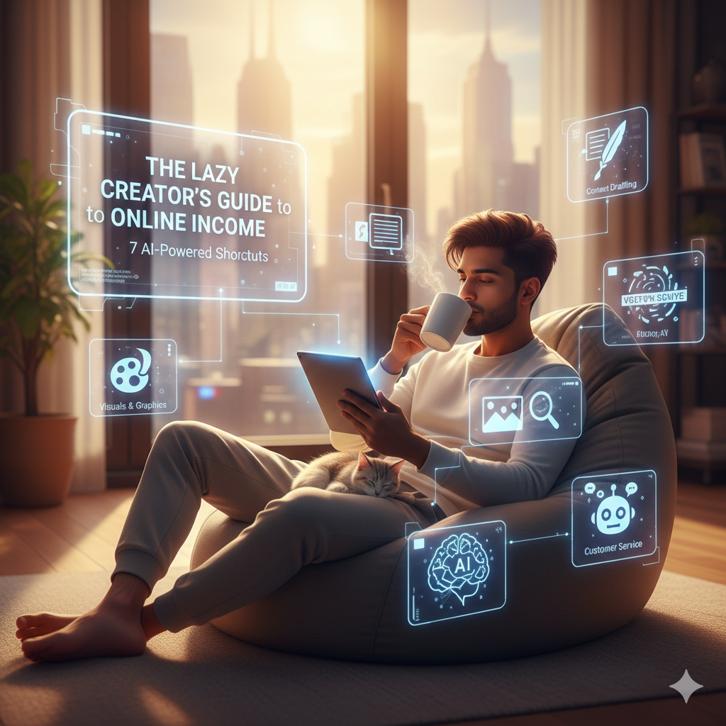 The Lazy Creator’s Guide to Online Income: 7 AI-Powered Shortcuts to Monetize Your Skills