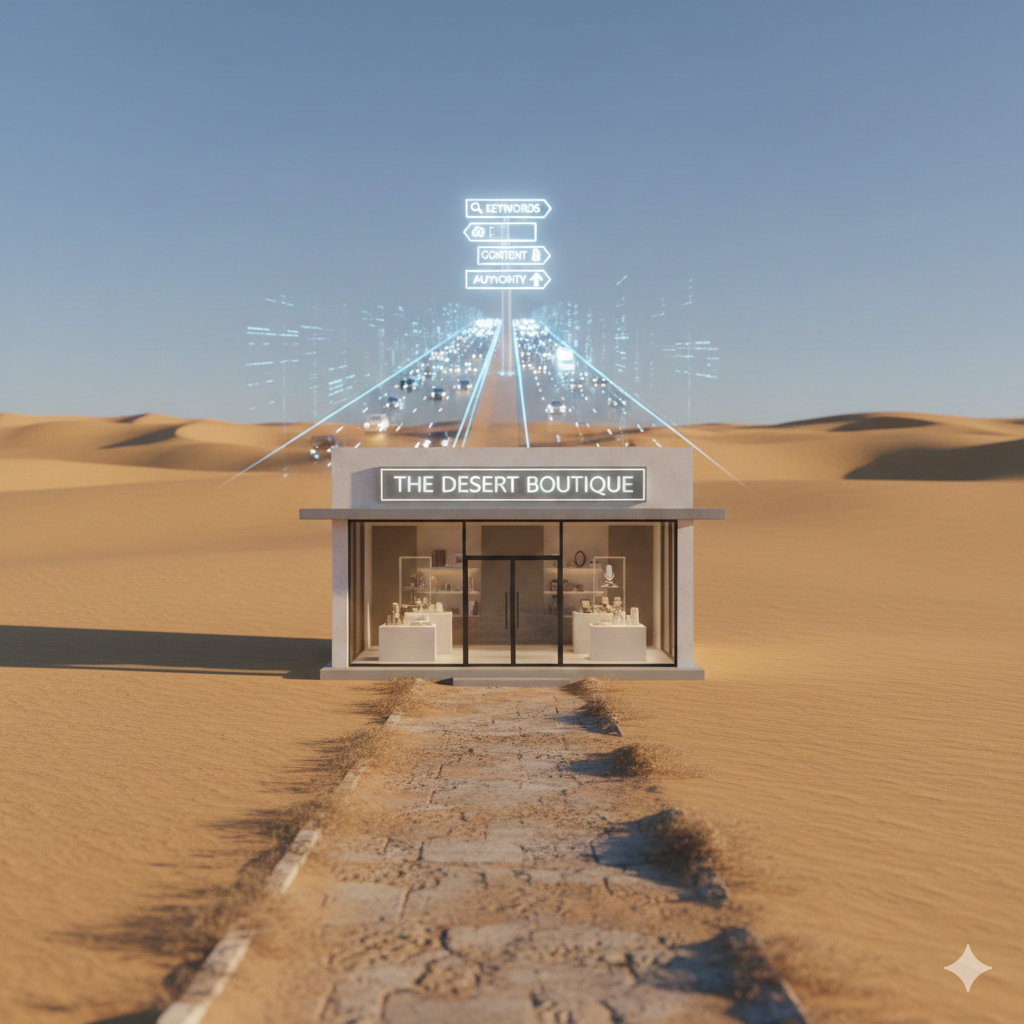 A Storefront in the Desert: Why Your Website Is Invisible Without SEO